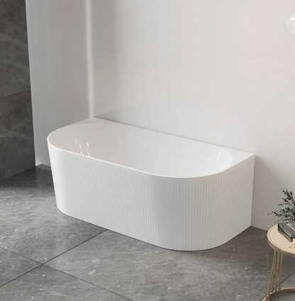 Attica Noosa 1700 Gloss White/Matte White BTW Multi-fit Bath