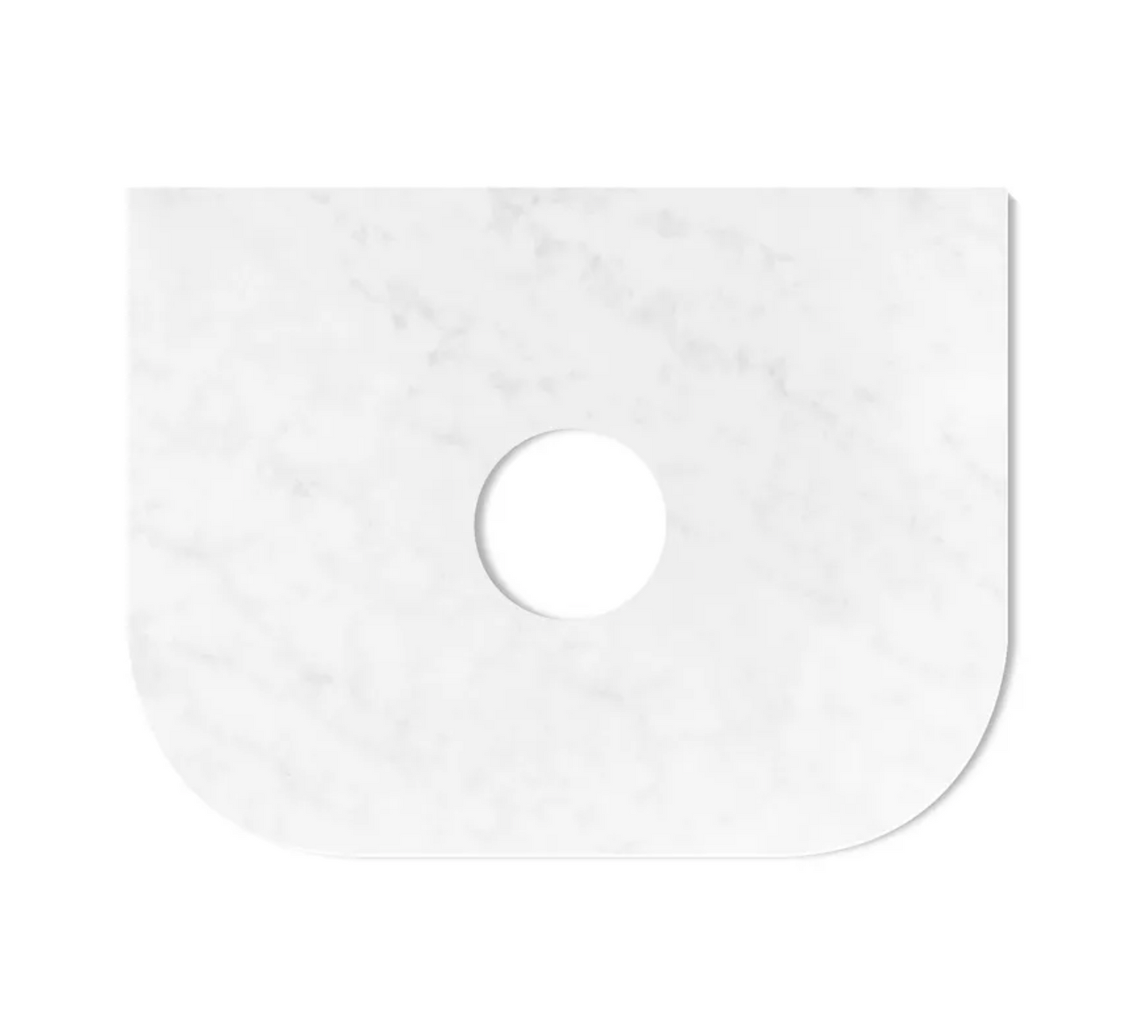 Bondi Matte White Fluted Curve Vanity - 600x450