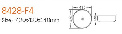 IMP-8428 F4 Above Counter Basin